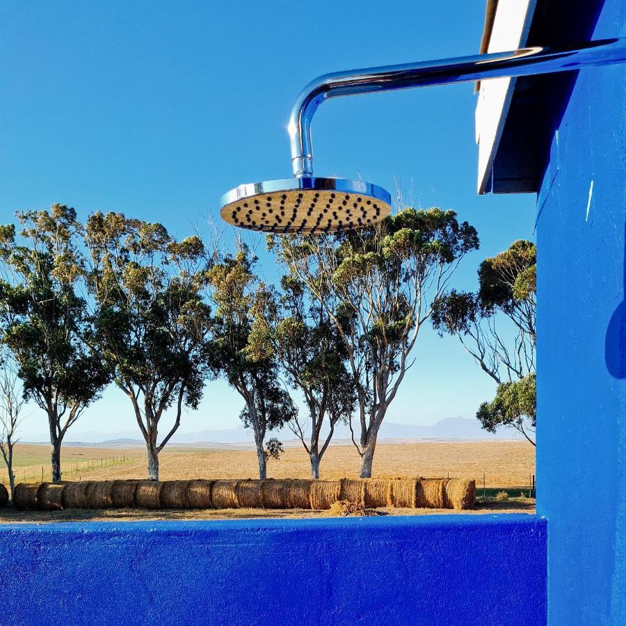 Die Blouhuis Farmhouse Retreat With A Hot Tub Cloeteskraal Esterno foto